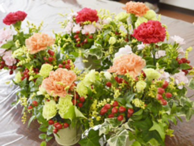 “美会”ちょっと遅れた母の日ギフト作り