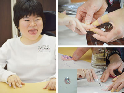 2019年3月の美会は、ネイルをしました。