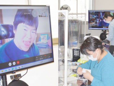 3月の美会はミサンガ作りをしました。